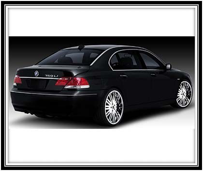 Larry's Limos features options beyond our limo selection. This black BMW is a customer favorite! 