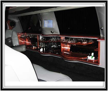 Some of our limos feature an open bar. Bring your drinks and we will do the driving. Stay safe with Larry's Limos.